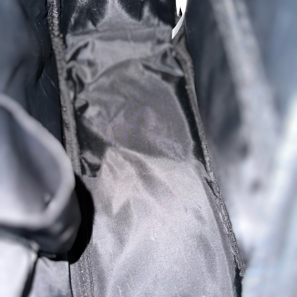 PLAYBOY Black Dome Satchel with White Piping - Picture 9 of 12